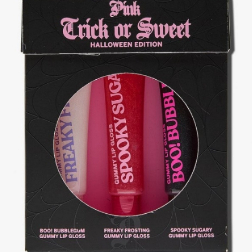 PINK Victoria's Secret Halloween Lip Gloss Trio